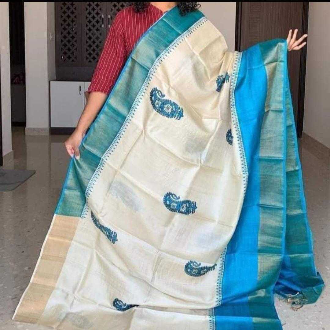 Tussar Silk Designer Saree