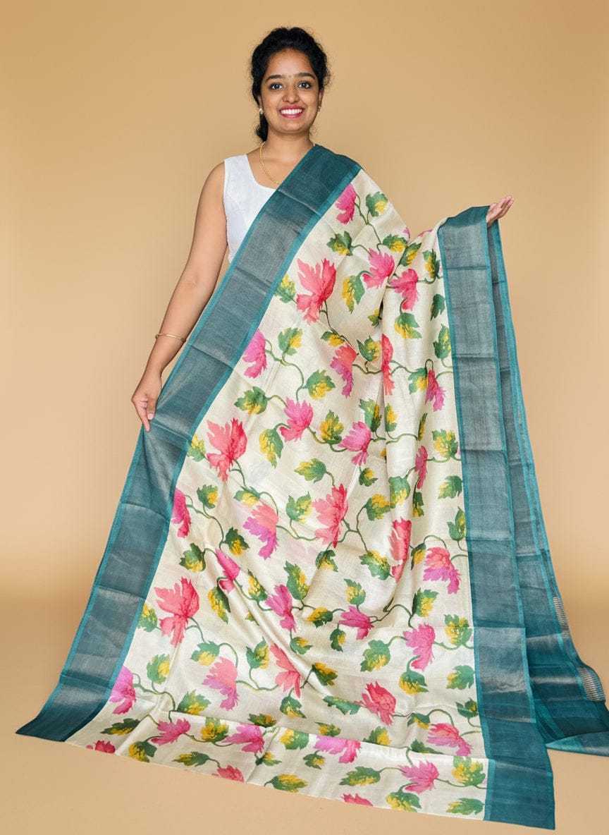 Tussar Silk Designer Saree
