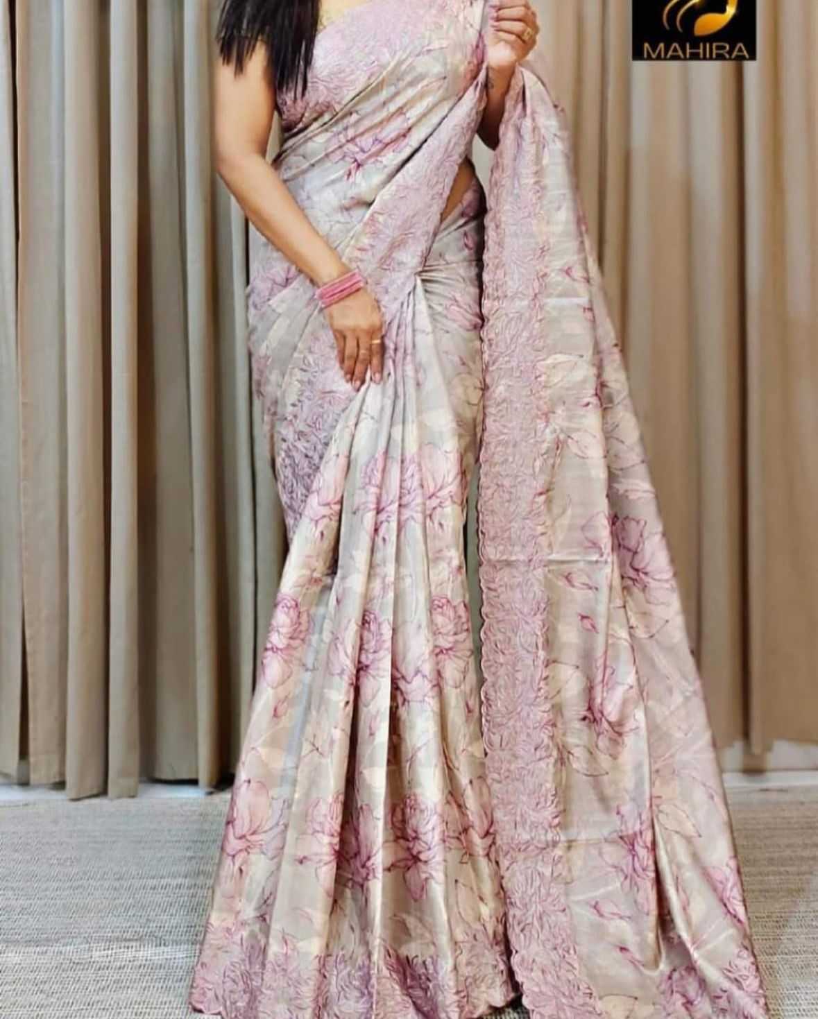 Tussar Silk Designer Saree