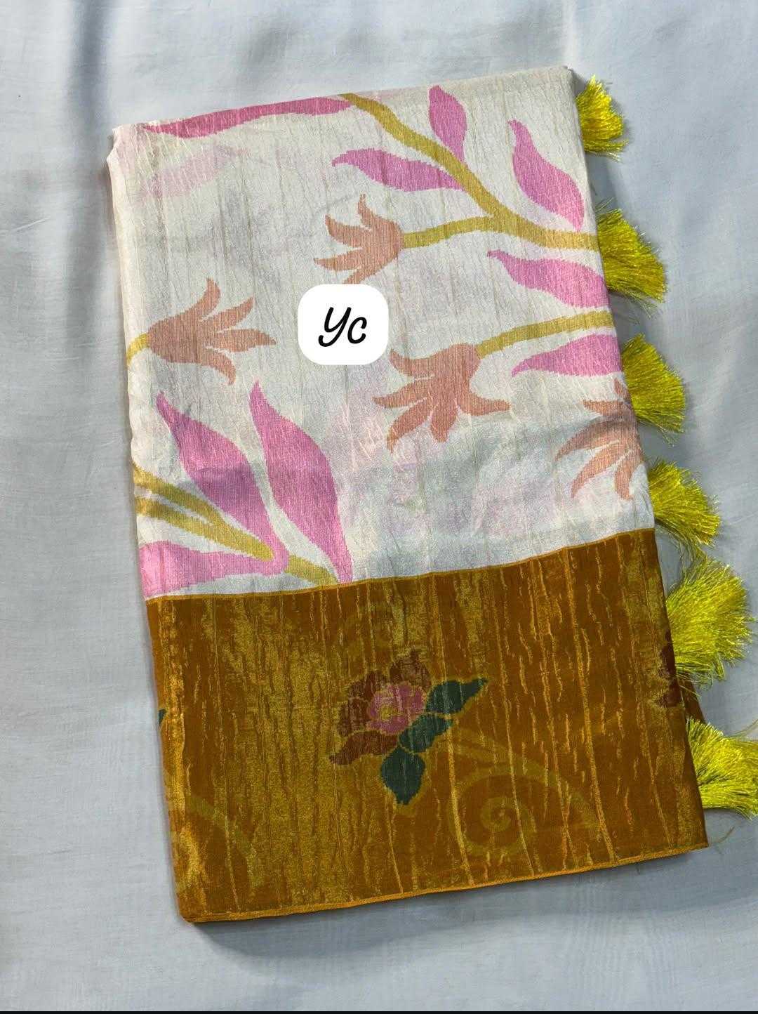 Crush Silk Designer Saree