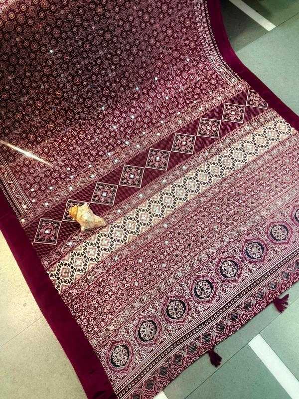 Ajrakh Saree