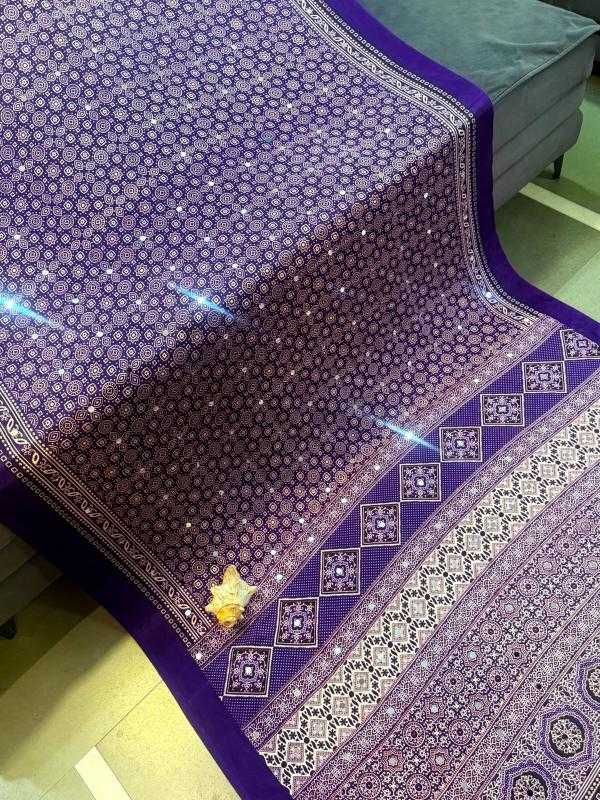 Ajrakh Saree