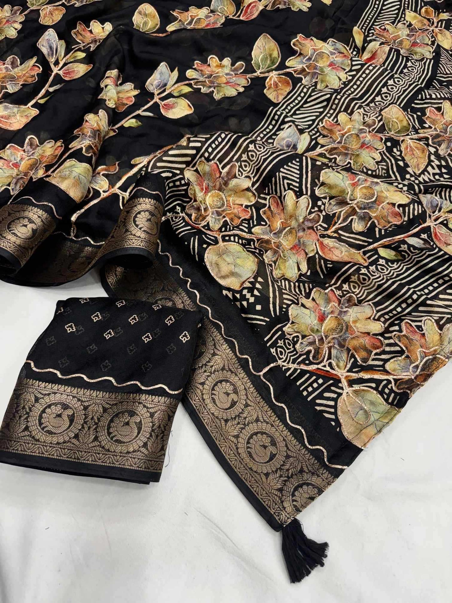 Blooming Designer Saree