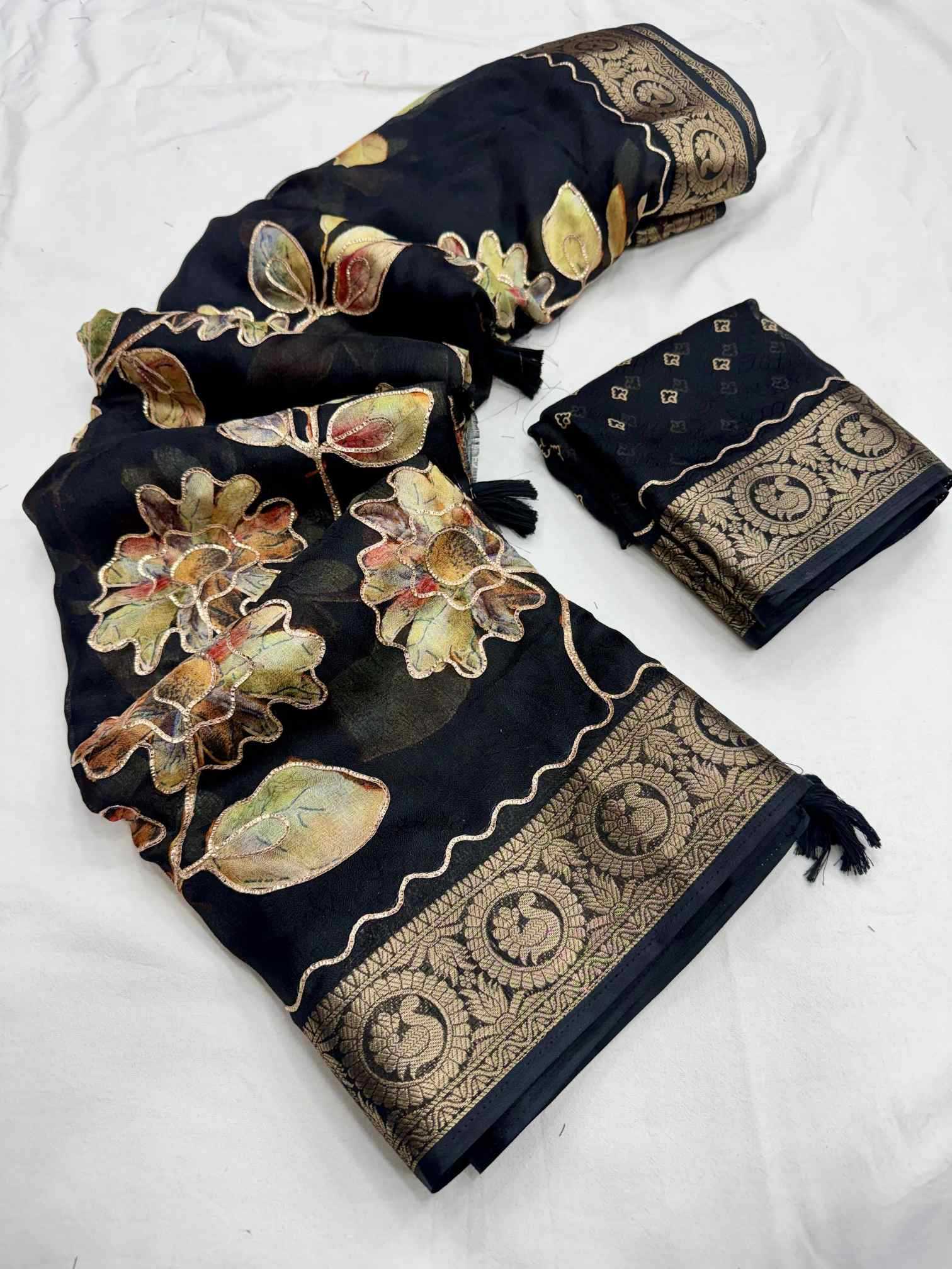 Blooming Designer Saree