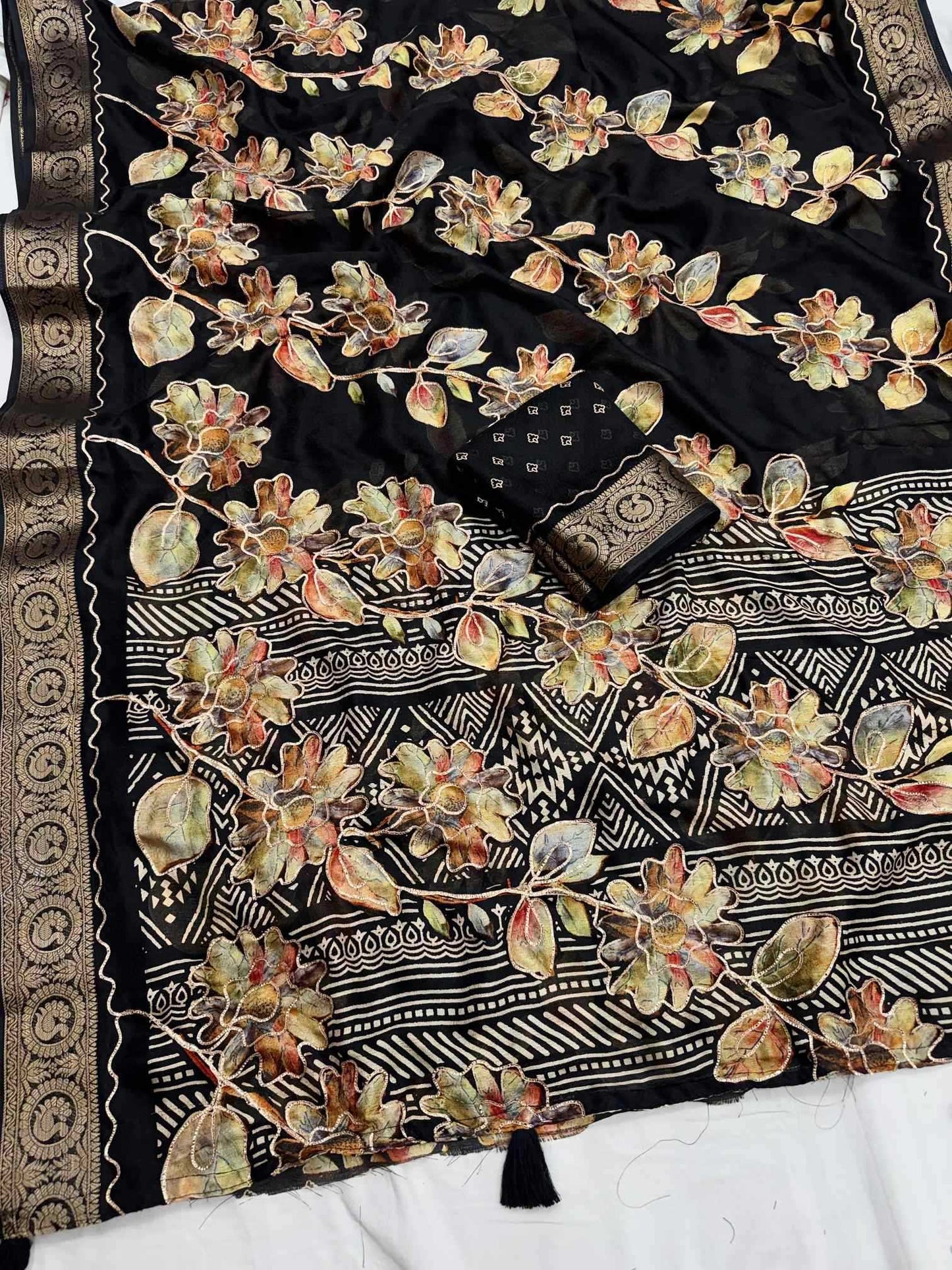 Blooming Designer Saree