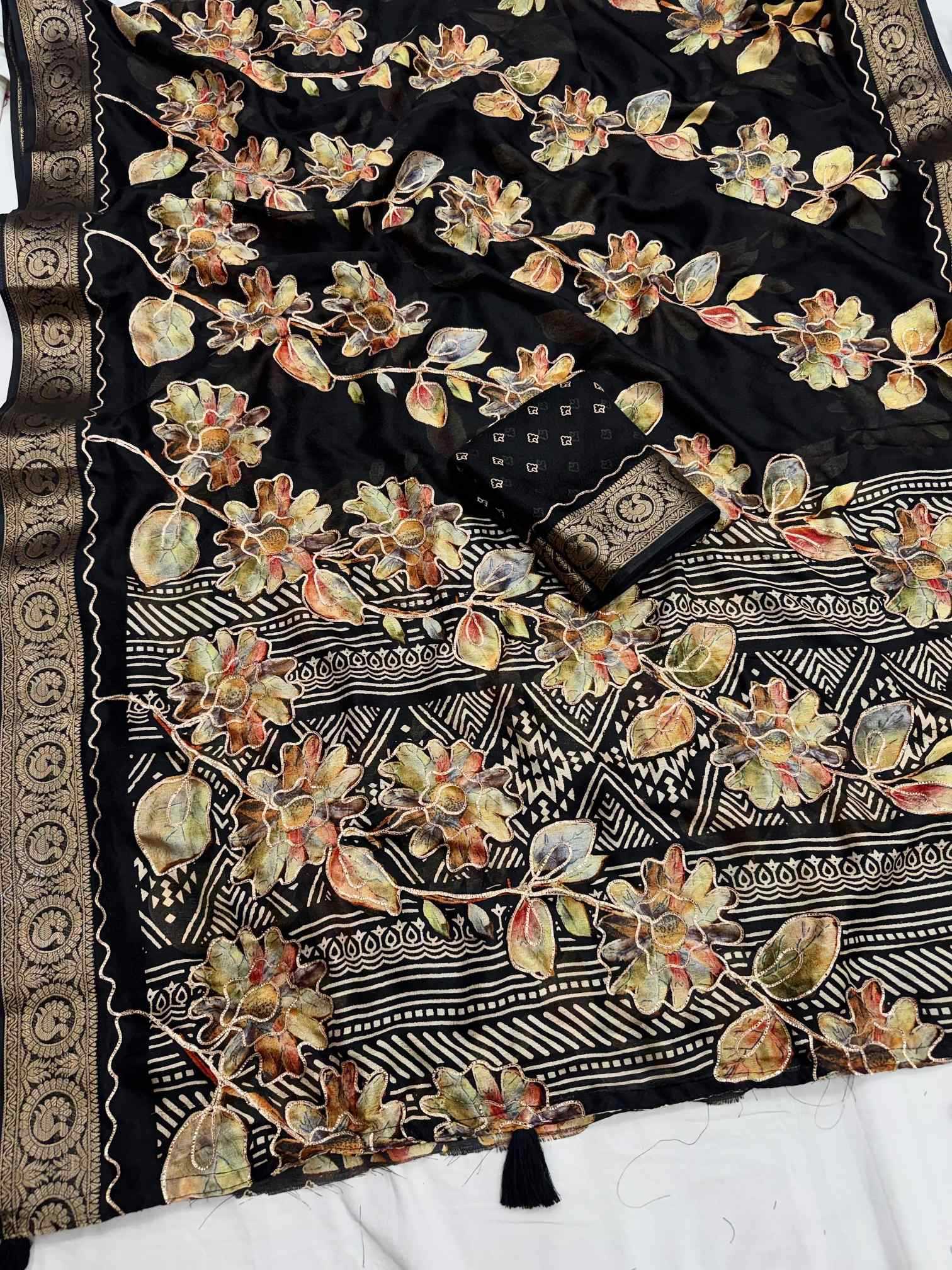 Blooming Designer Saree