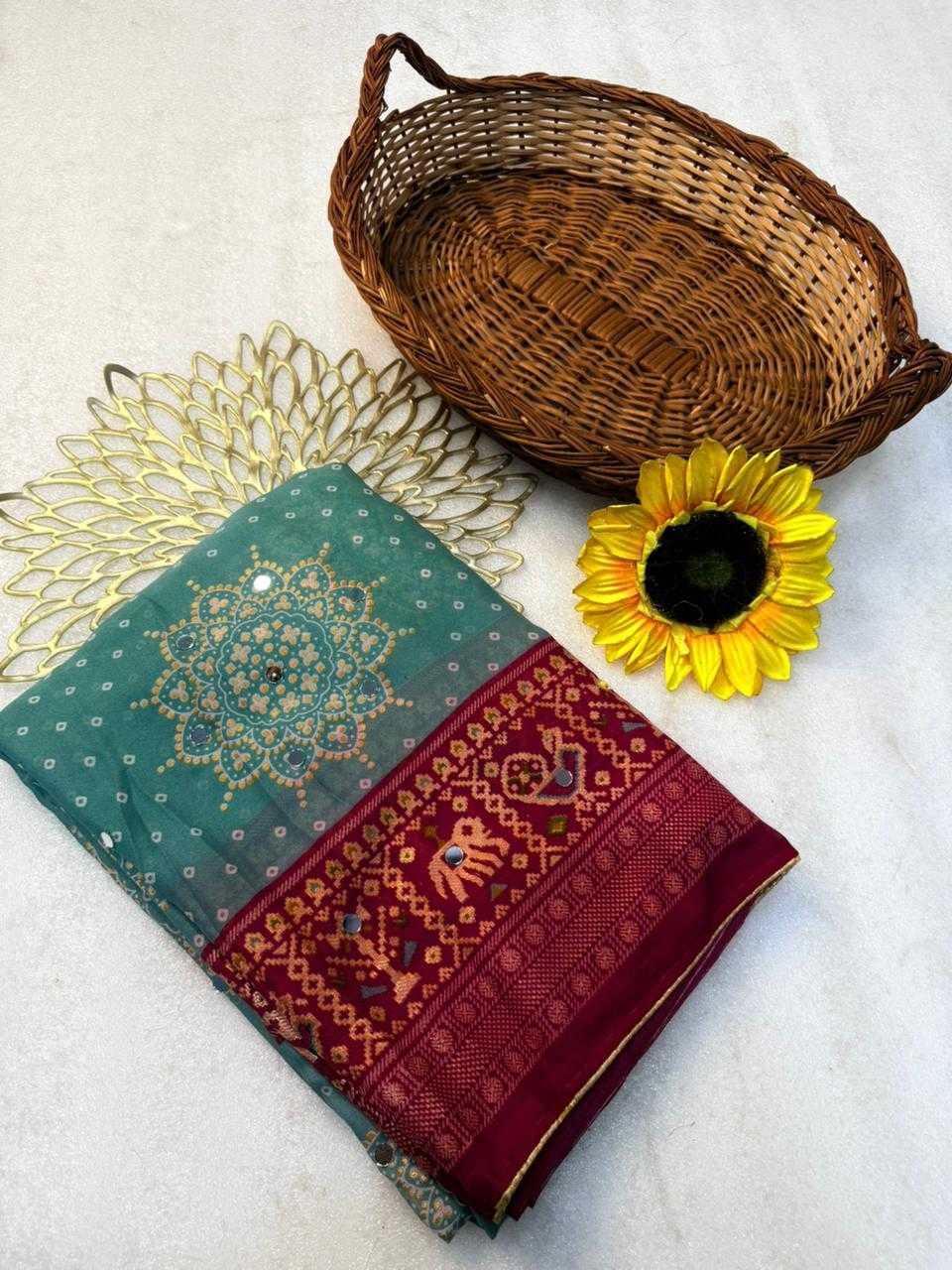 Silk Cotton Designer Saree