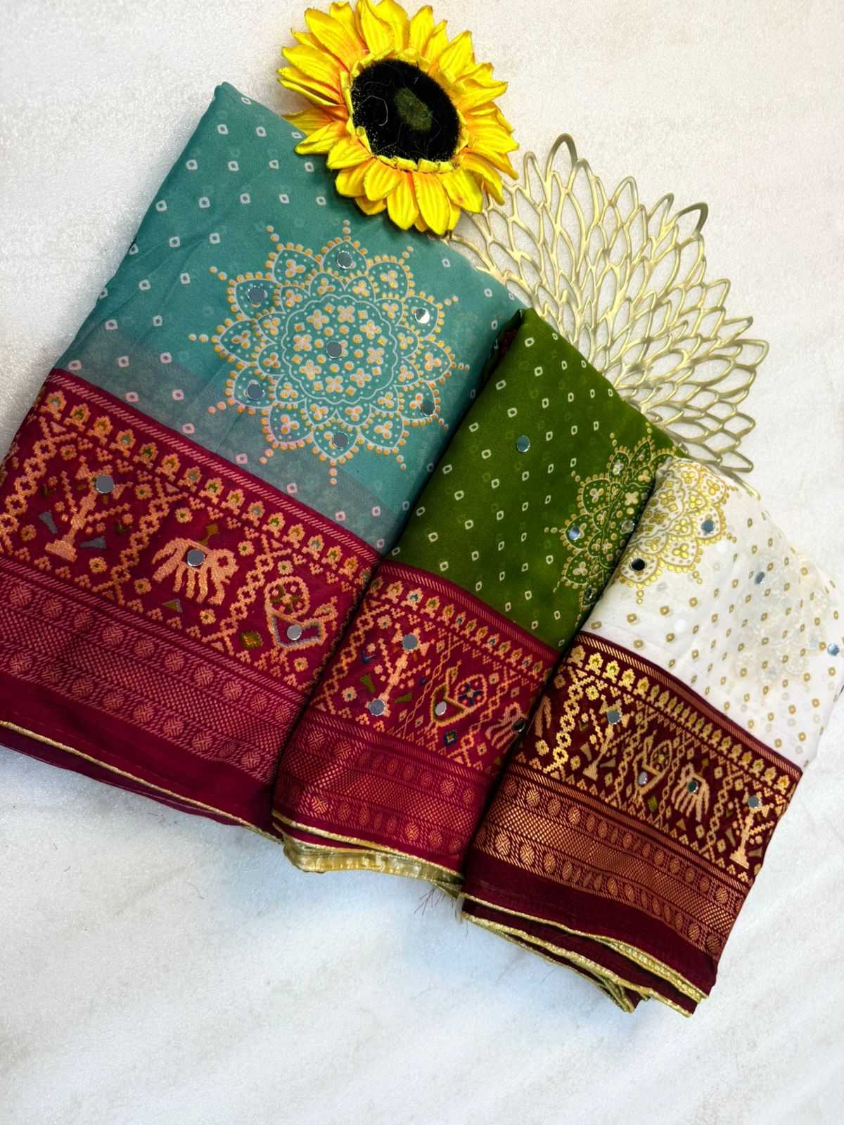 Silk Cotton Designer Saree