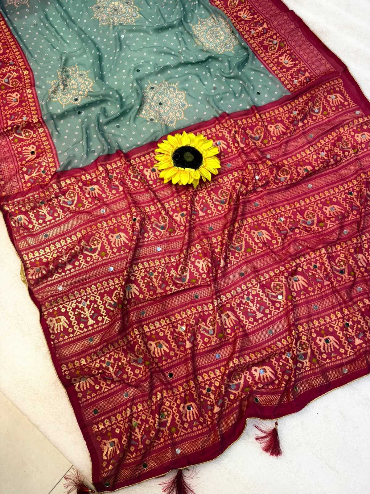 Silk Cotton Designer Saree
