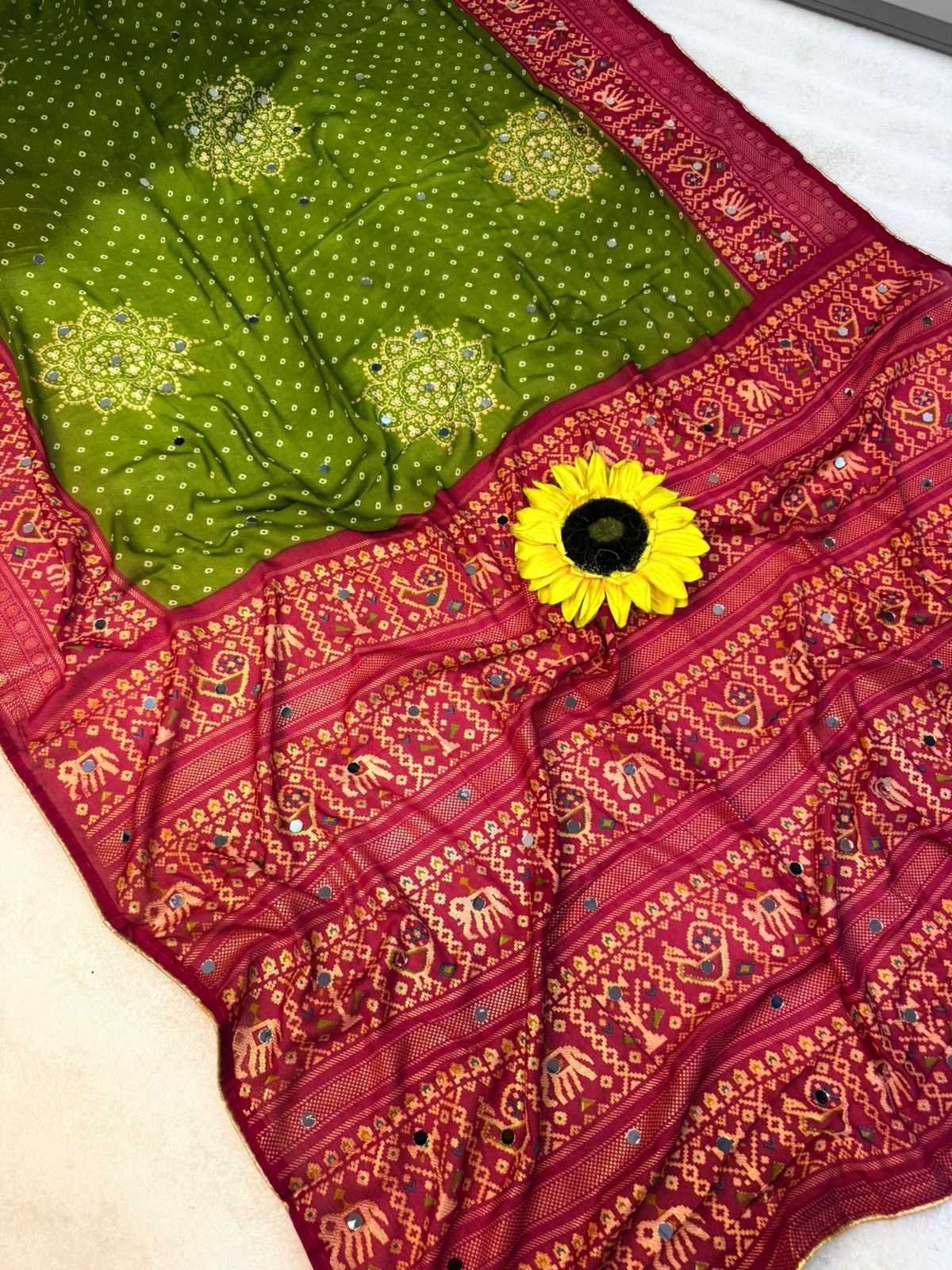 Silk Cotton Designer Saree