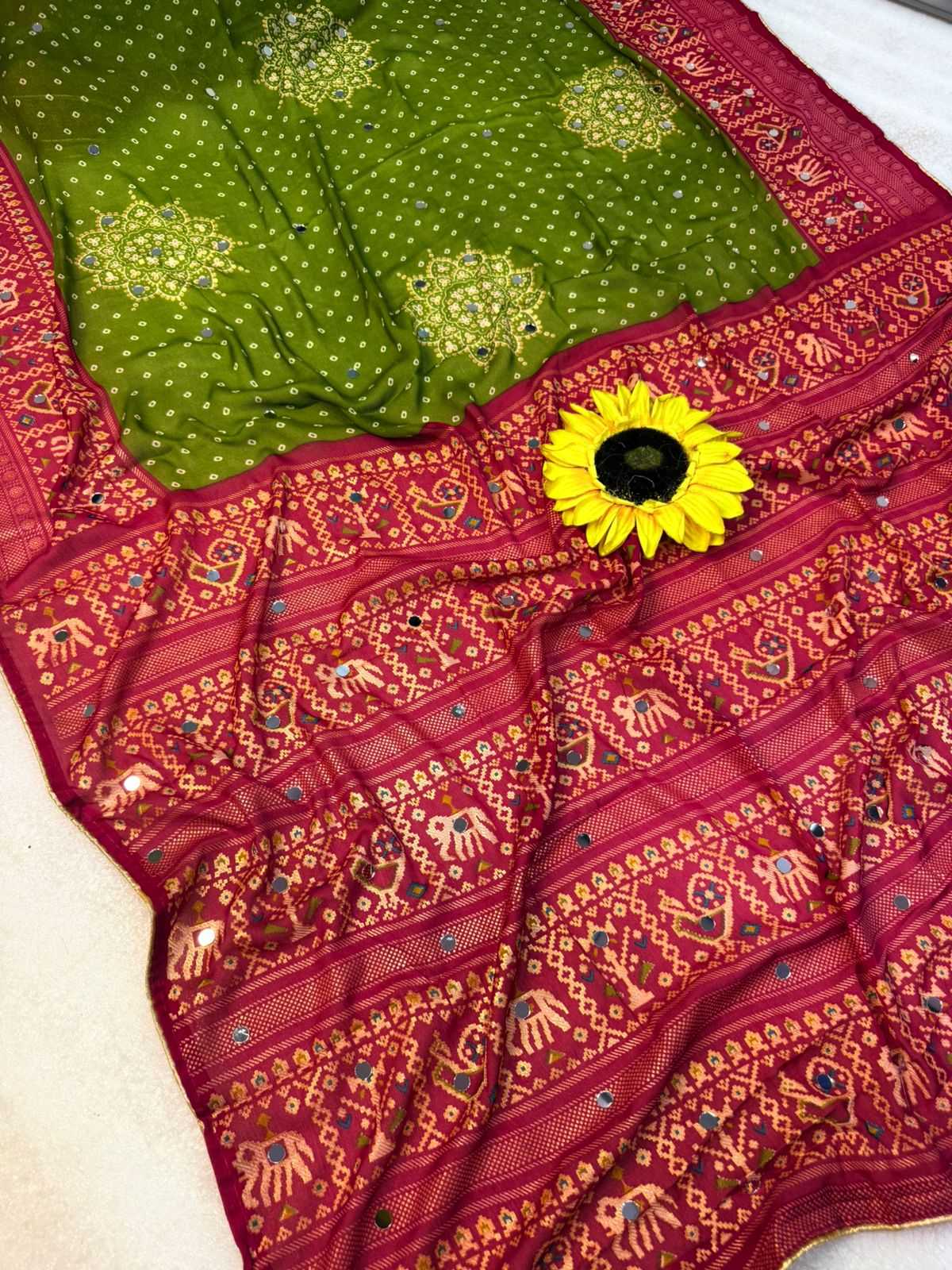 Silk Cotton Designer Saree