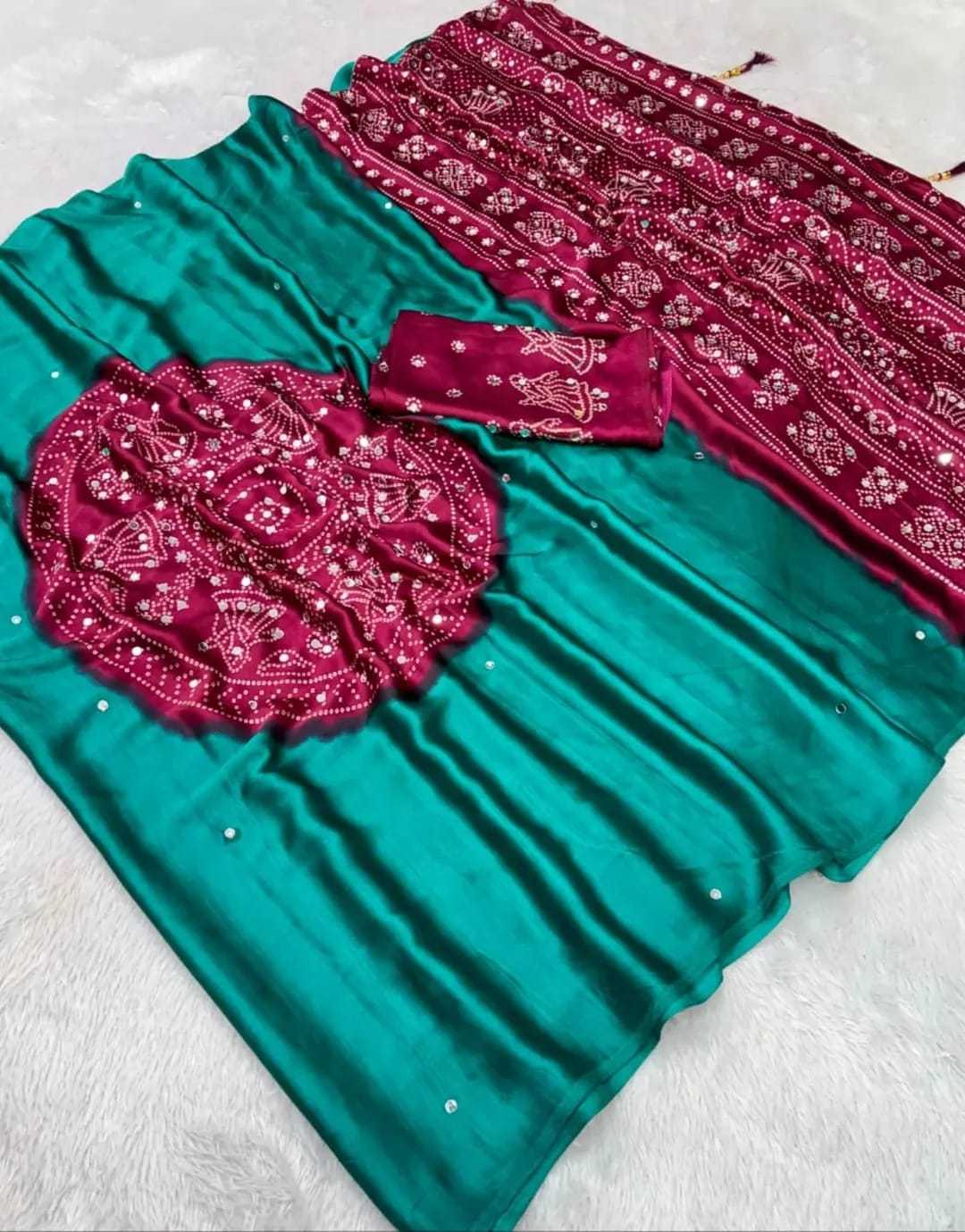 Ajrakh Saree