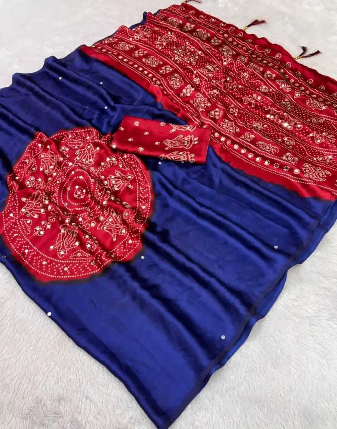 Ajrakh Saree