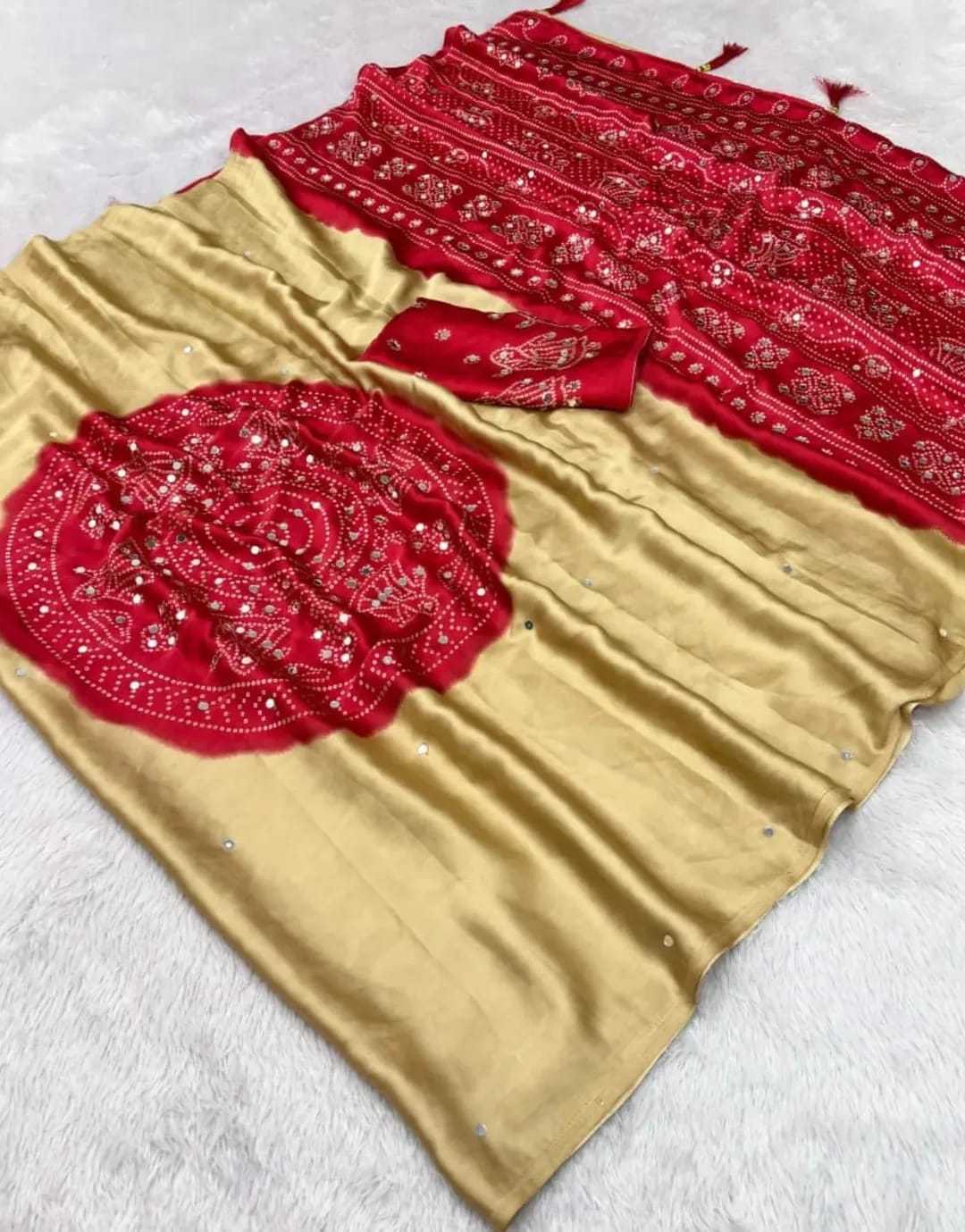 Ajrakh Saree
