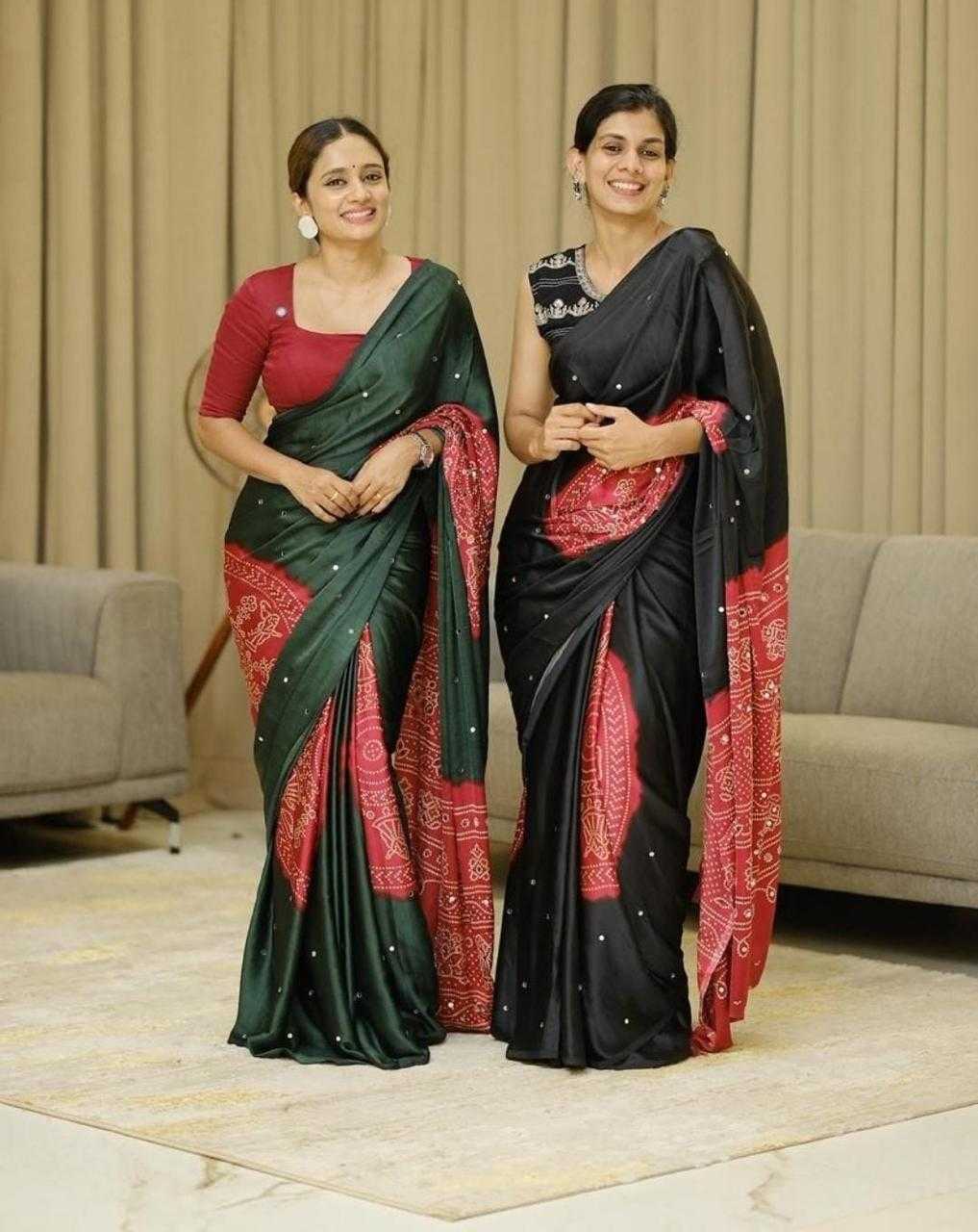 Ajrakh Saree
