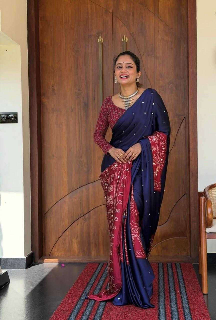 Ajrakh Saree