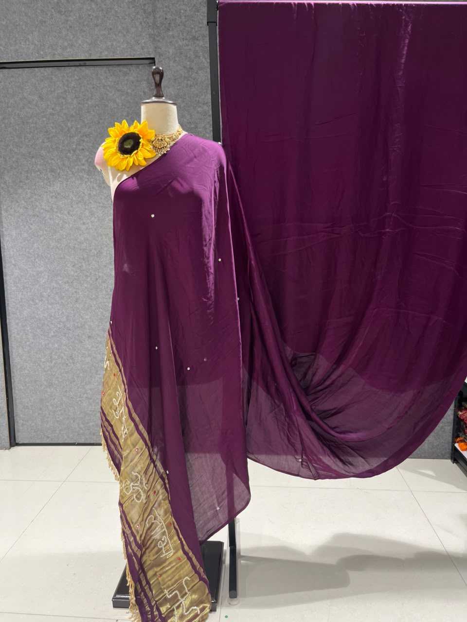 Amodita Gajji Silk Modal Saree