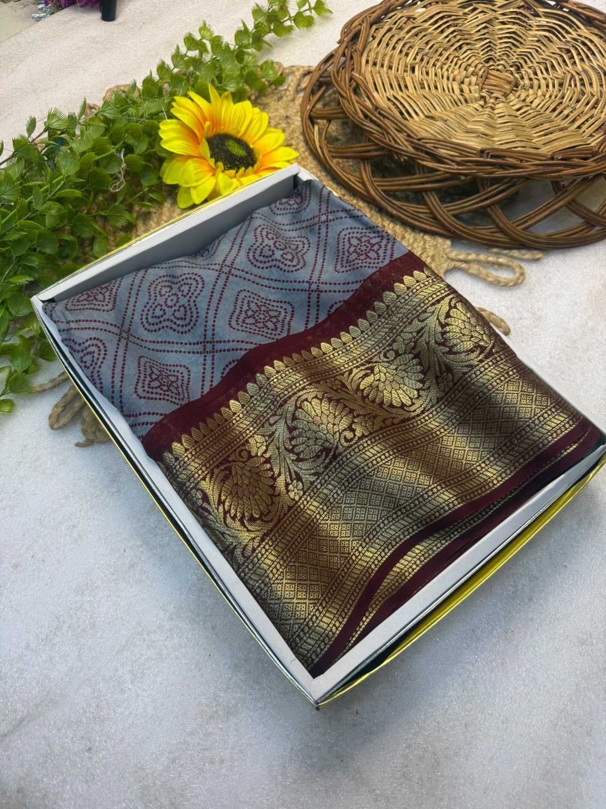Anaya Soft Cotton Silk Printed Saree