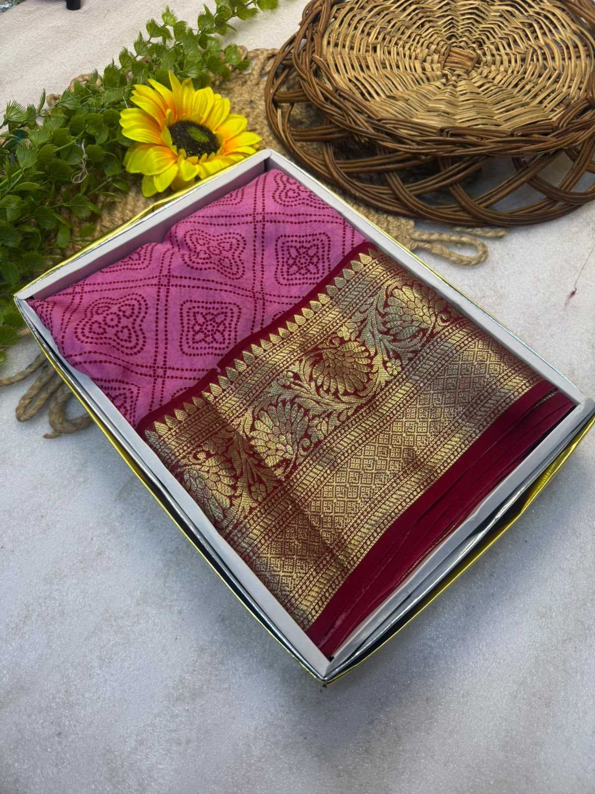 Anaya Soft Cotton Silk Printed Saree