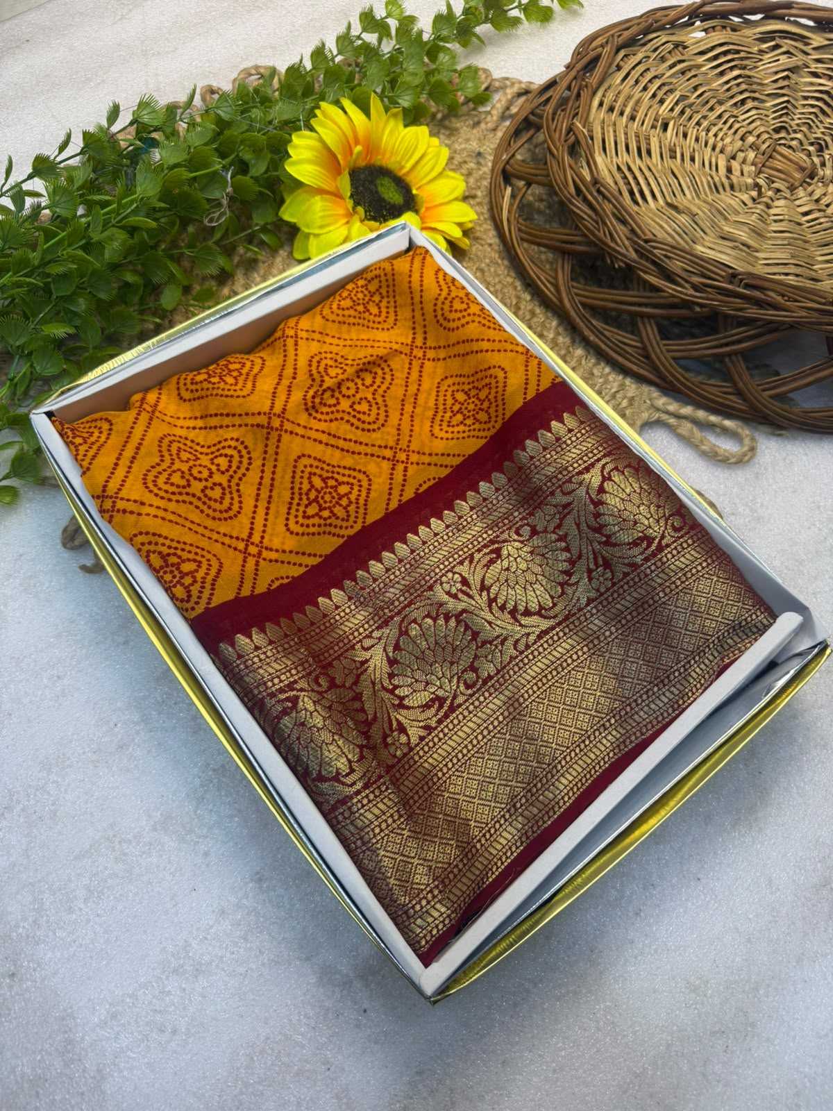 Anaya Soft Cotton Silk Printed Saree