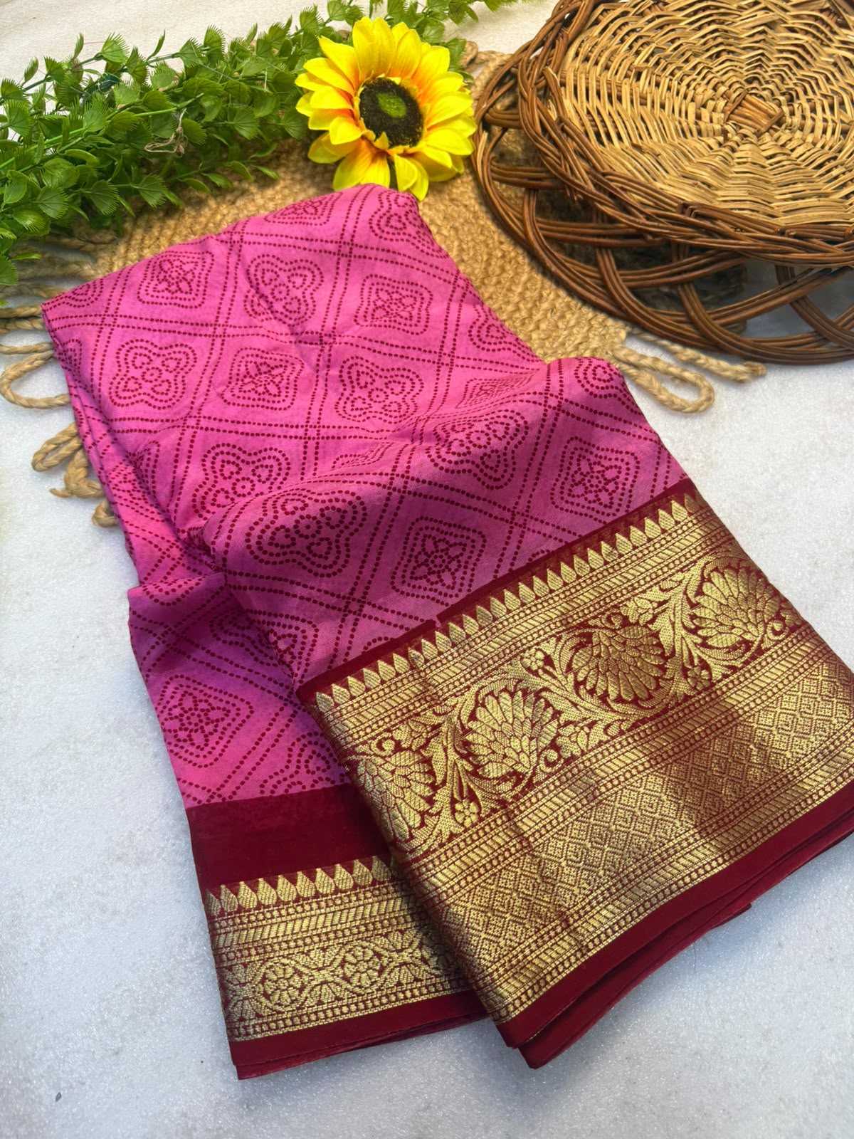 Anaya Soft Cotton Silk Printed Saree