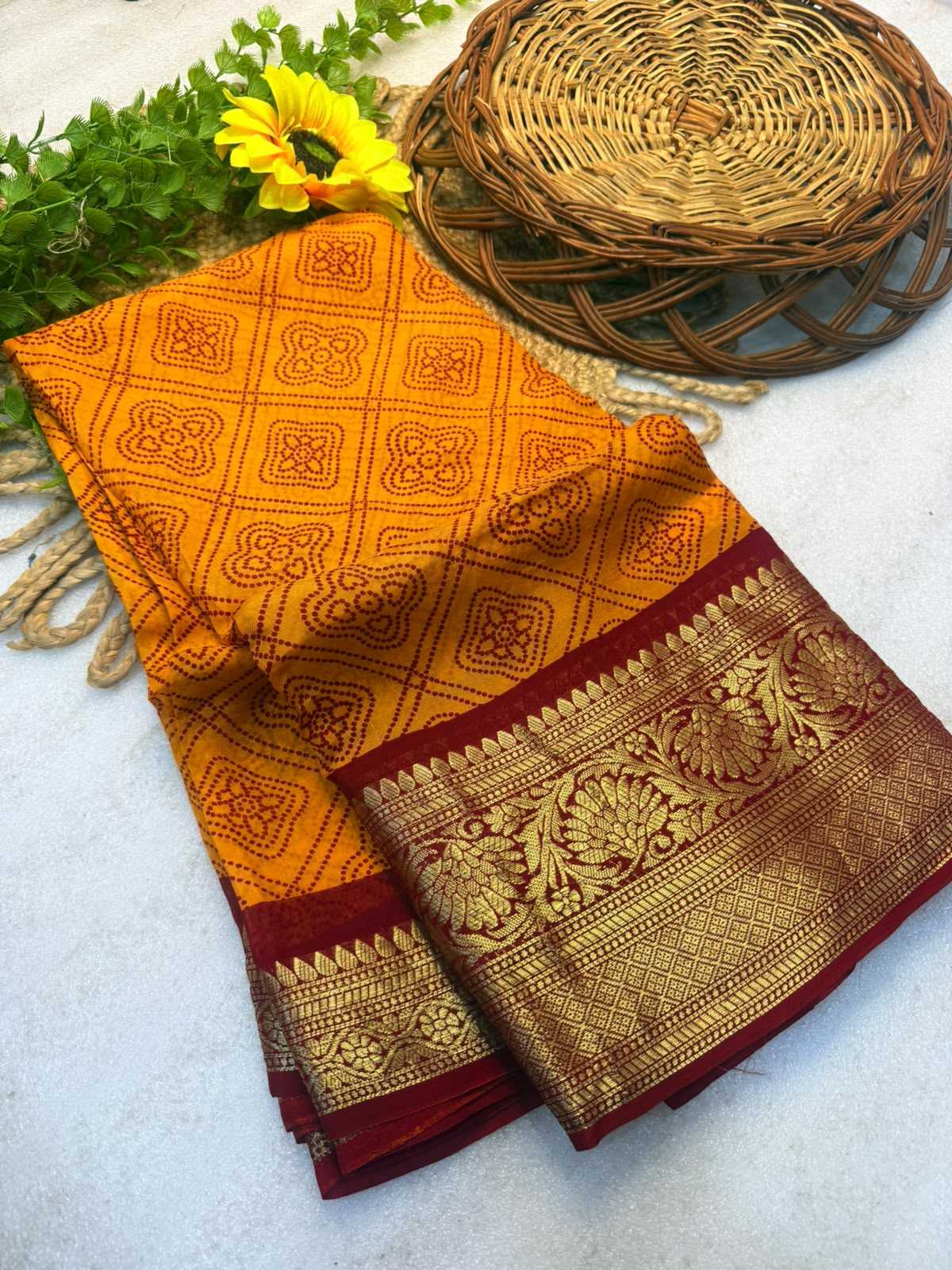 Anaya Soft Cotton Silk Printed Saree