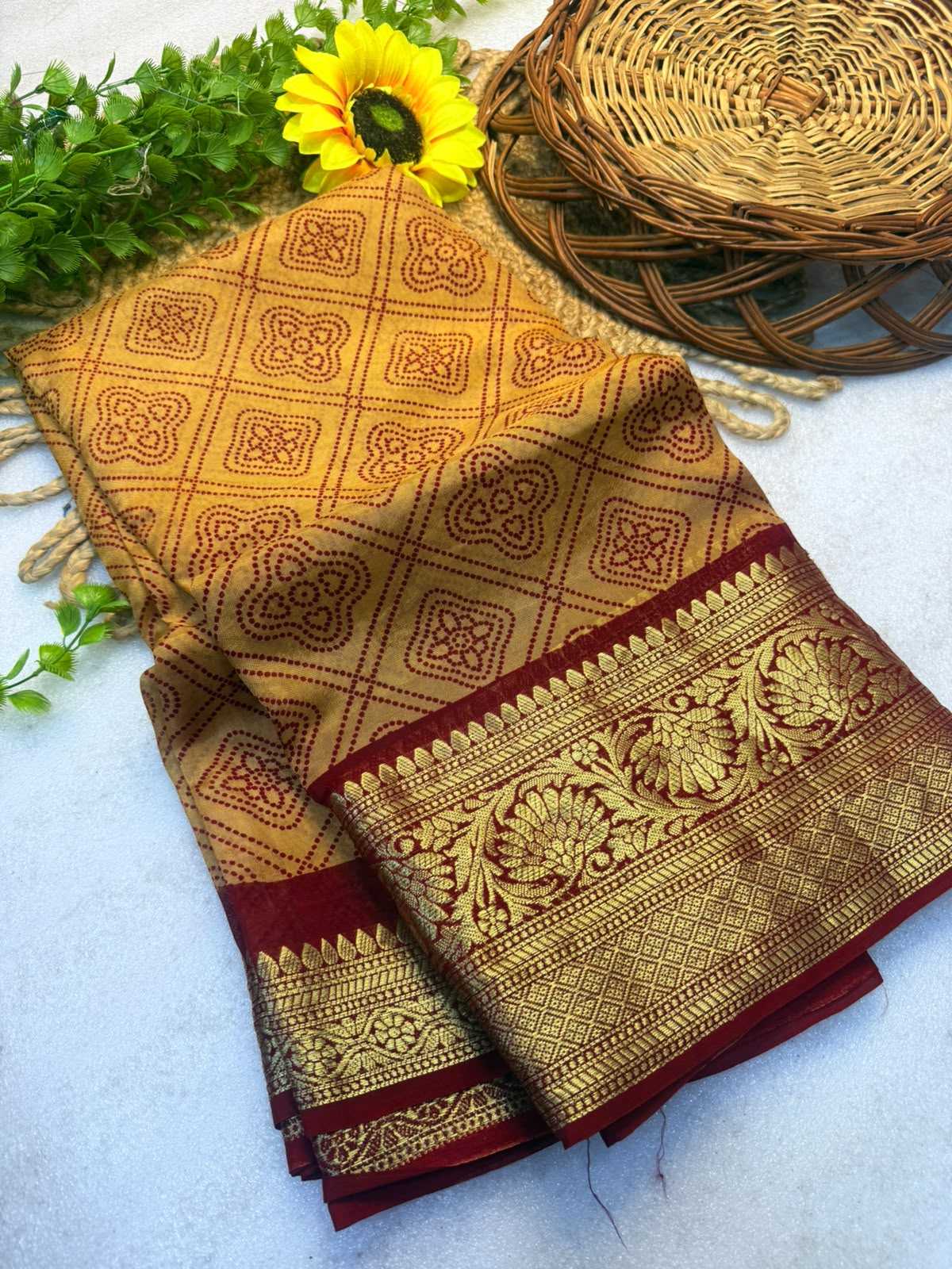Anaya Soft Cotton Silk Printed Saree