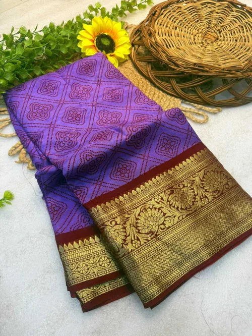 Anaya Soft Cotton Silk Printed Saree