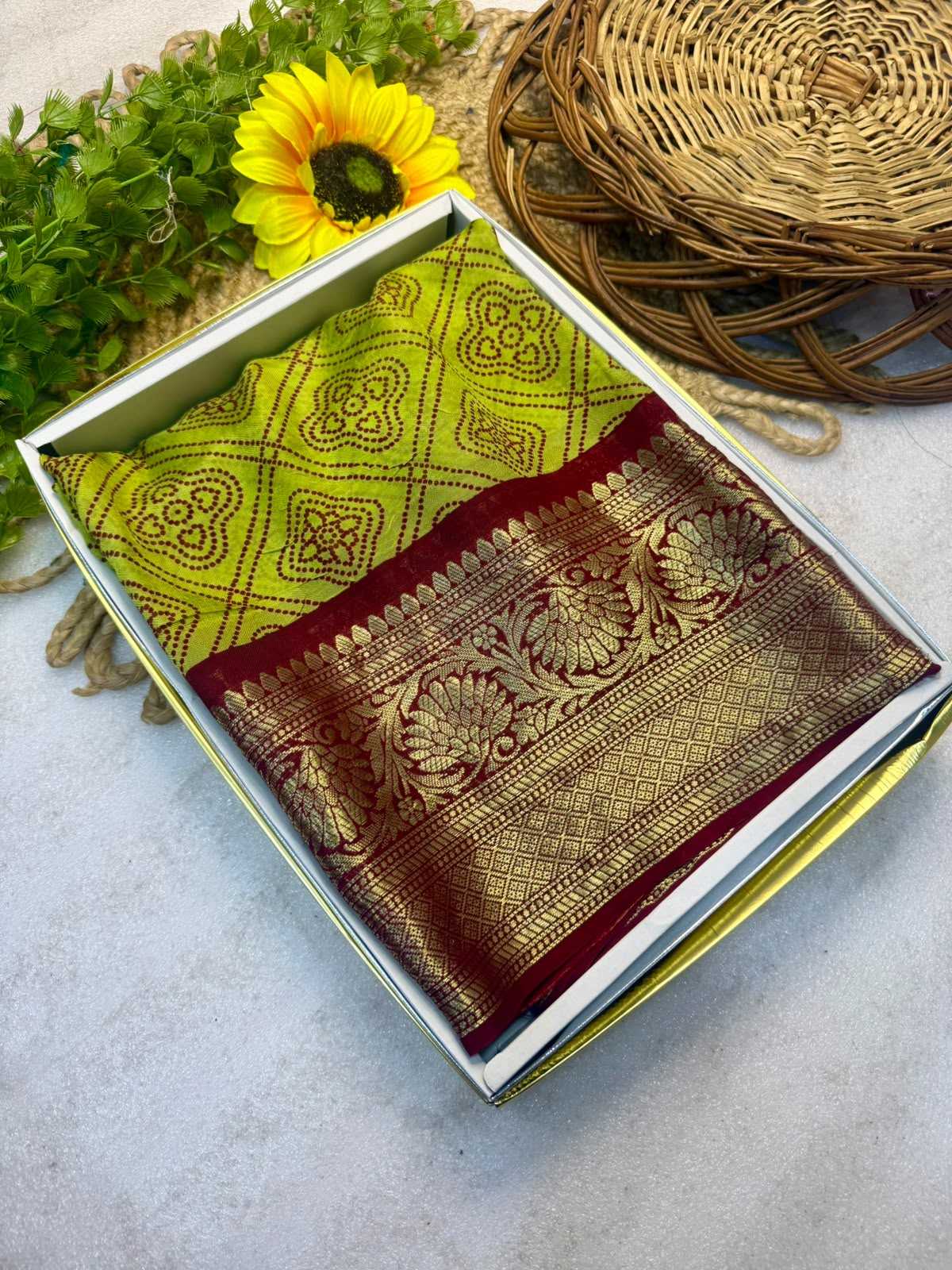 Anaya Soft Cotton Silk Printed Saree
