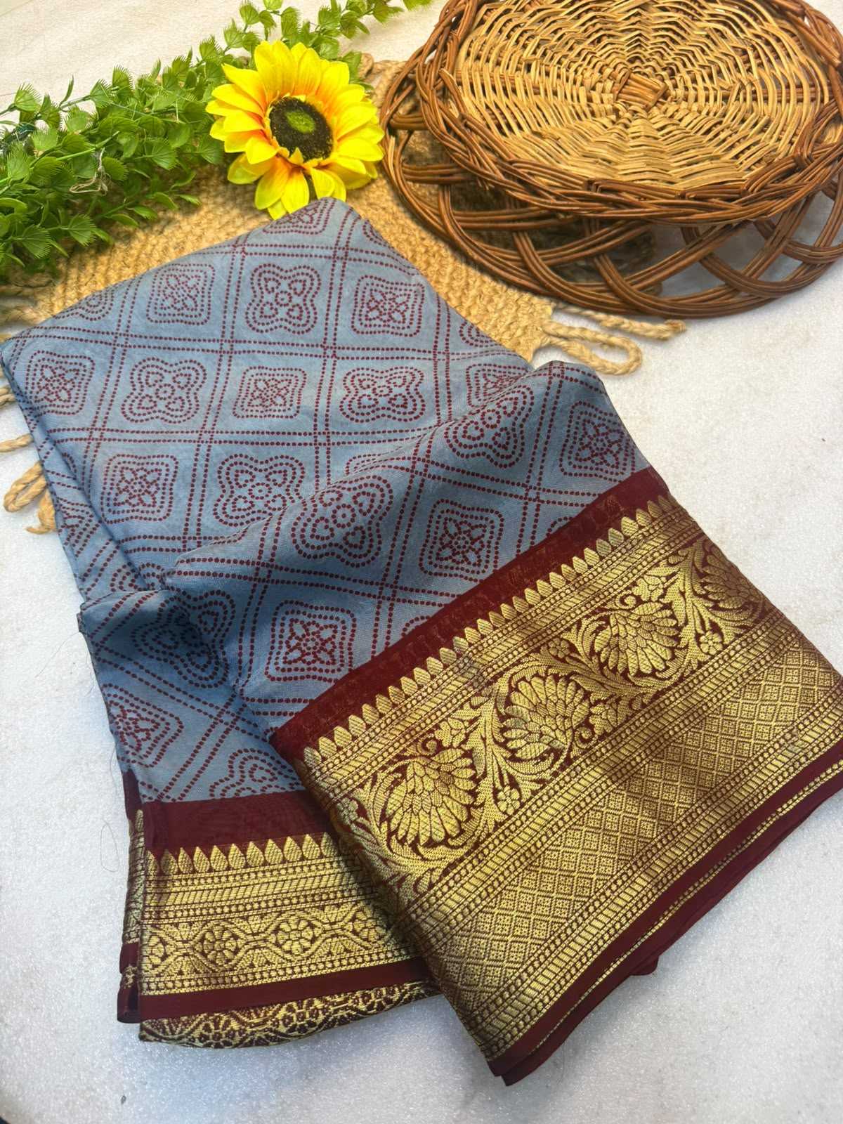Anaya Soft Cotton Silk Printed Saree