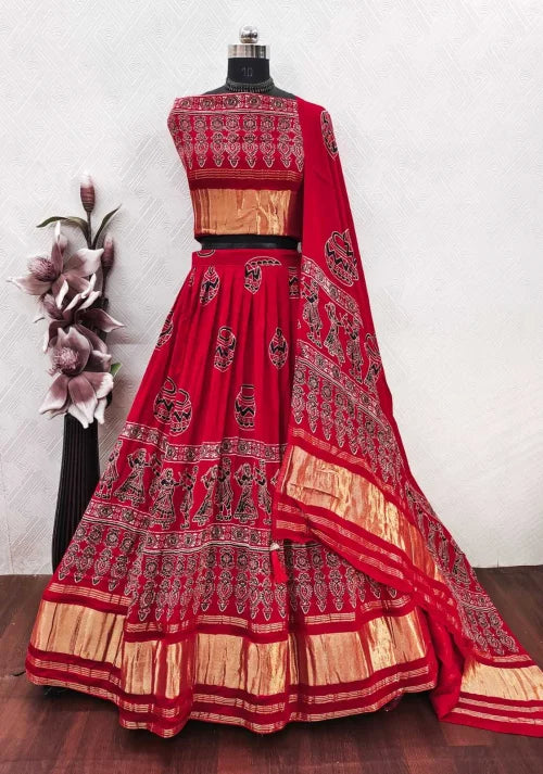 Anika Pure Silk Traditional Lehenga