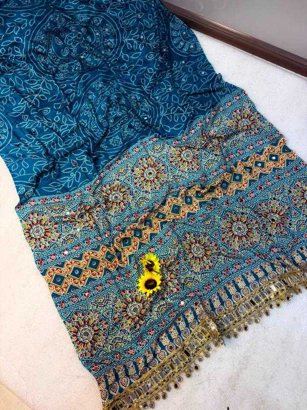 Ajrakh Saree