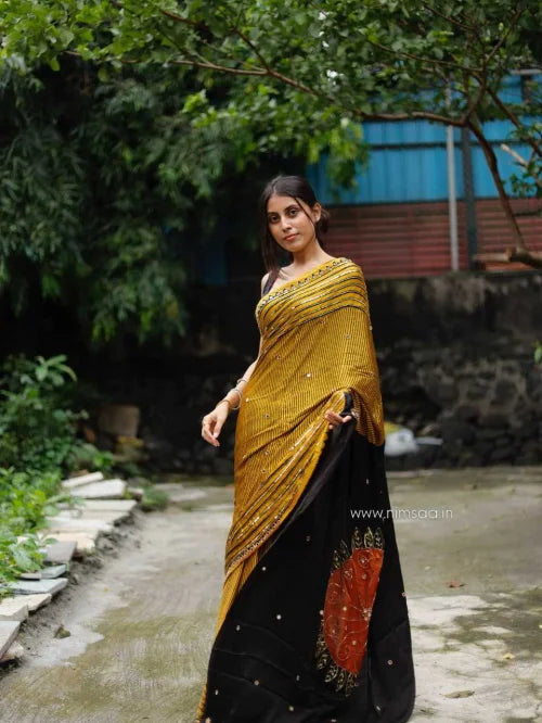 Anvi Gajji Silk Modal Saree