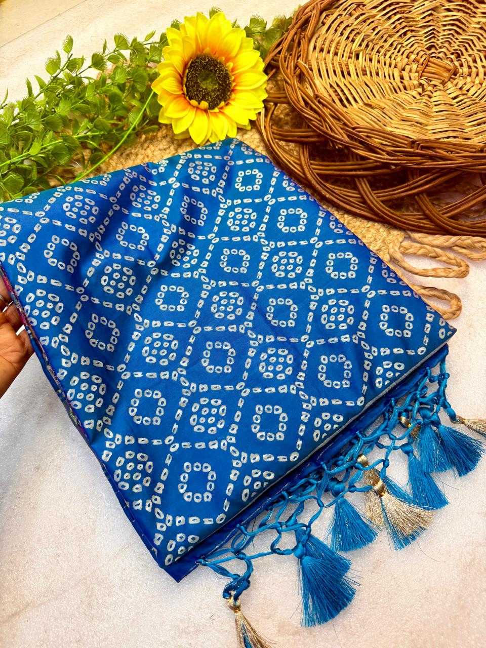 Anya Banarasi Soft Silk Saree in Rani