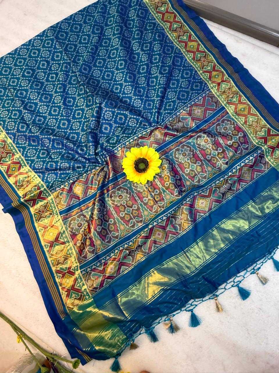 Anya Banarasi Soft Silk Saree in Rani