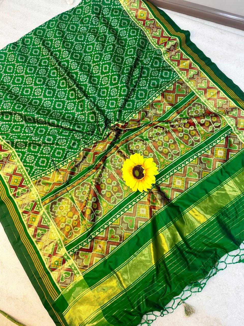 Anya Banarasi Soft Silk Saree in Rani