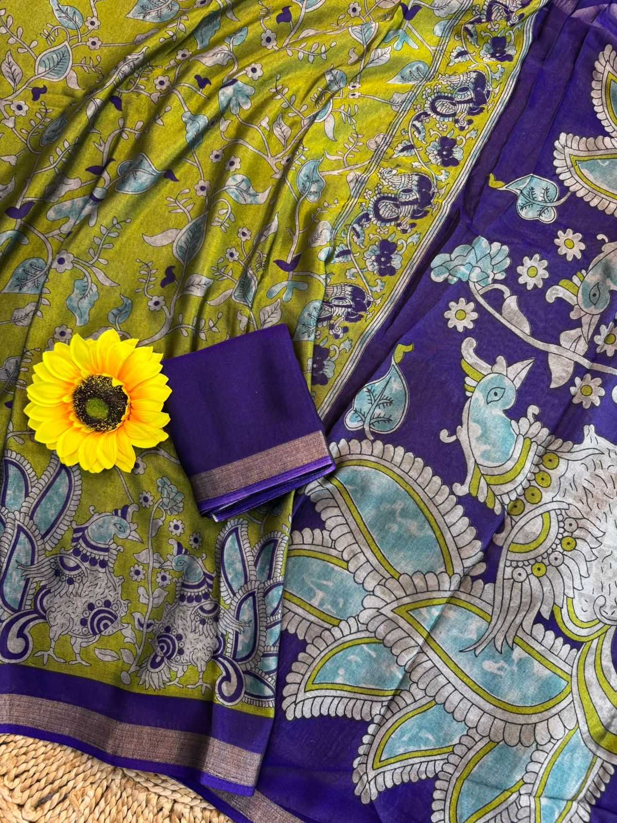 Avisha Cotton Leheriya Saree