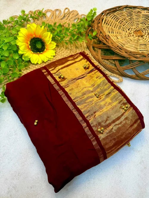 Barkha Gajji Silk Soft Saree
