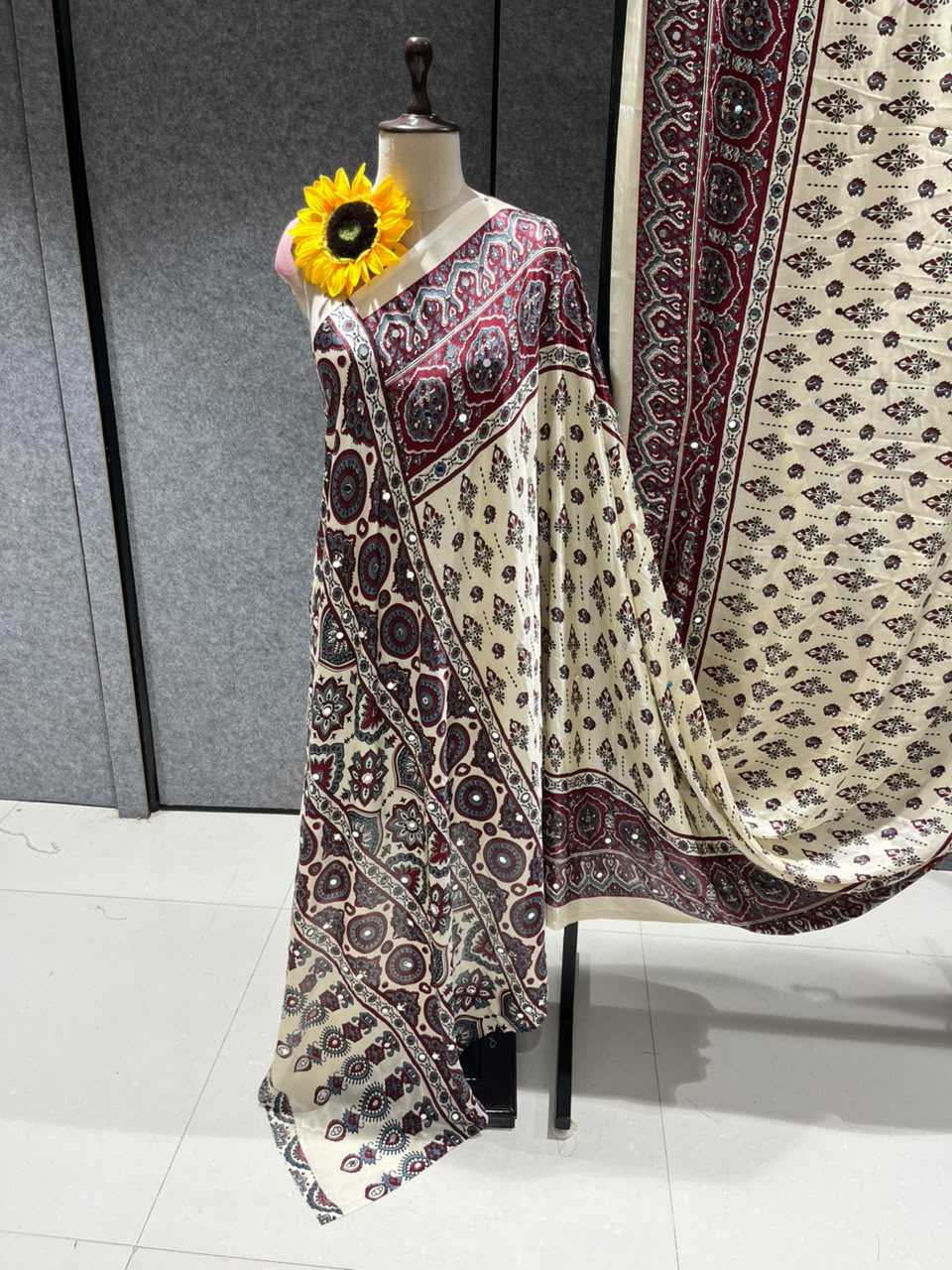 Bhadra Gajji Silk Modal Saree