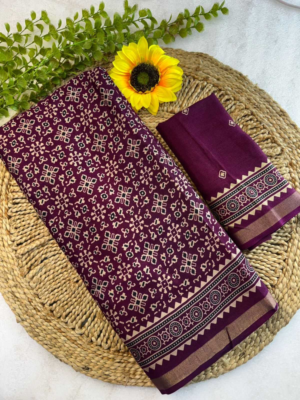 Bhargavi Cotton Leheriya Saree