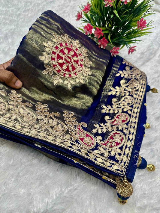 Bhavapriya Gajji Silk Modal Saree
