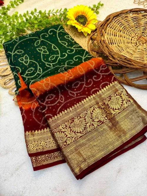 Bhavya Soft Cotton Silk Traditional Saree