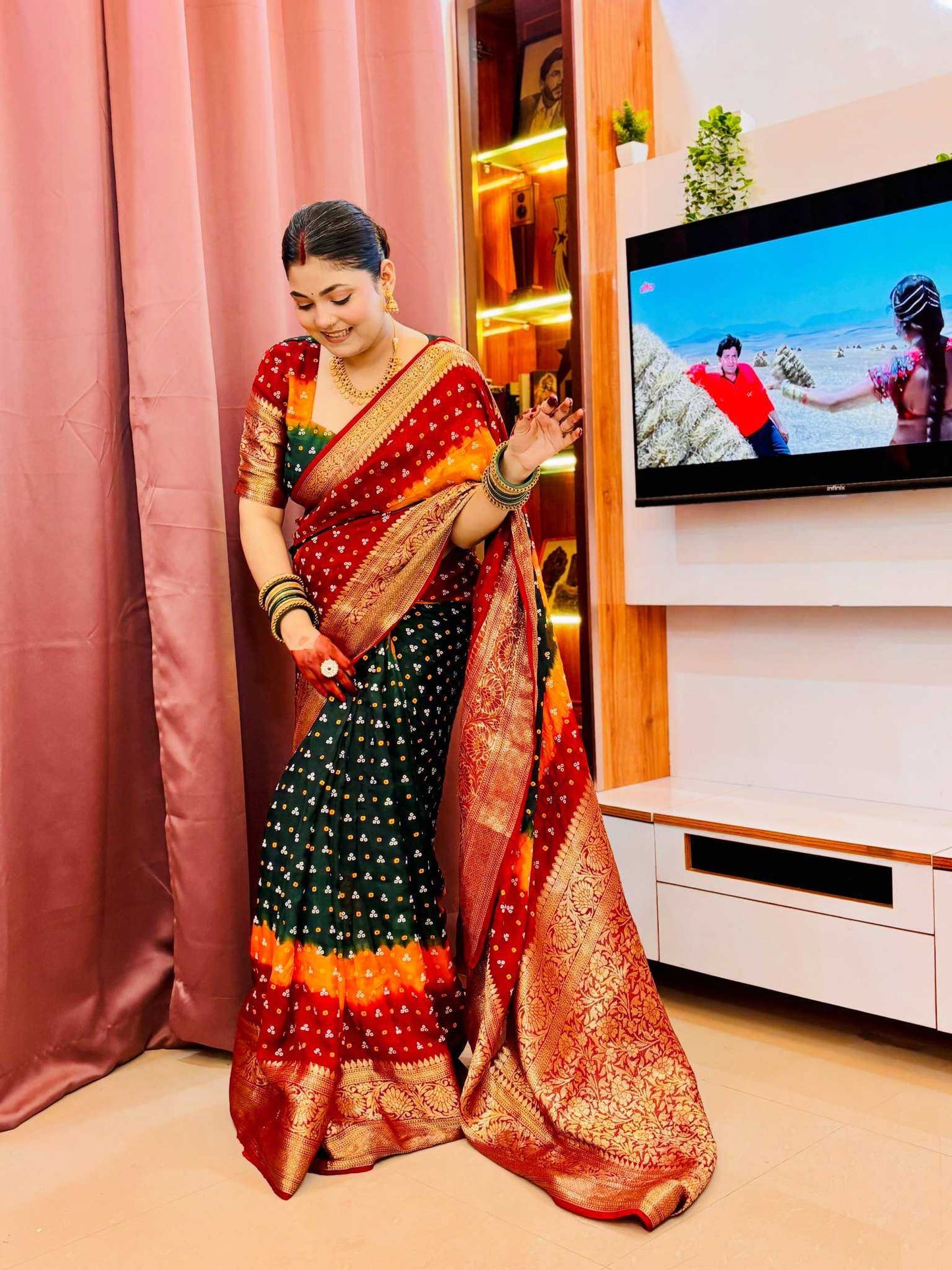 Soft Cotton Silk Designer Saree