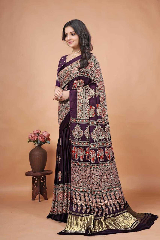 Gajji Silk Designer Saree