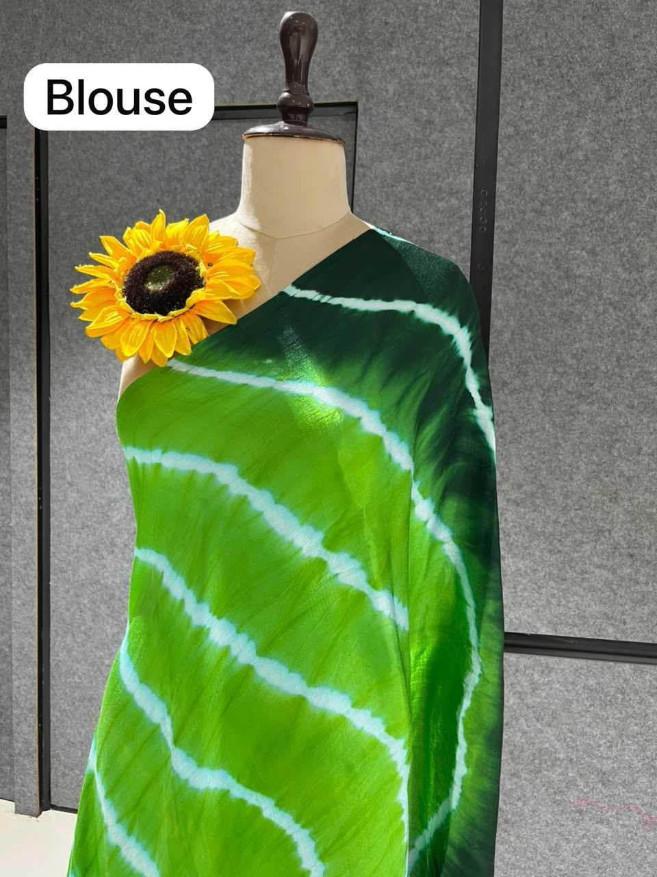 Gajji Silk Ajrakh Saree