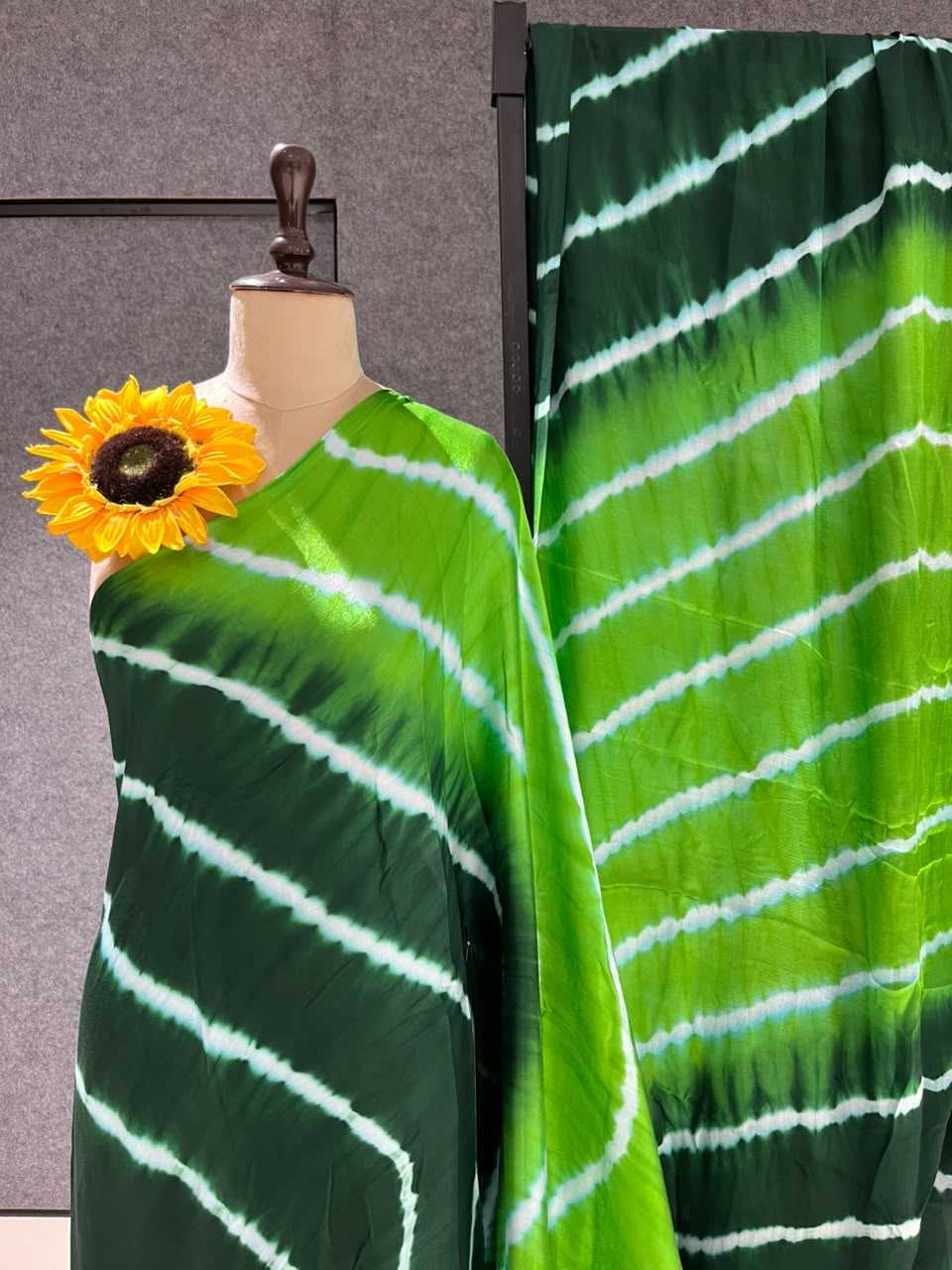 Gajji Silk Ajrakh Saree