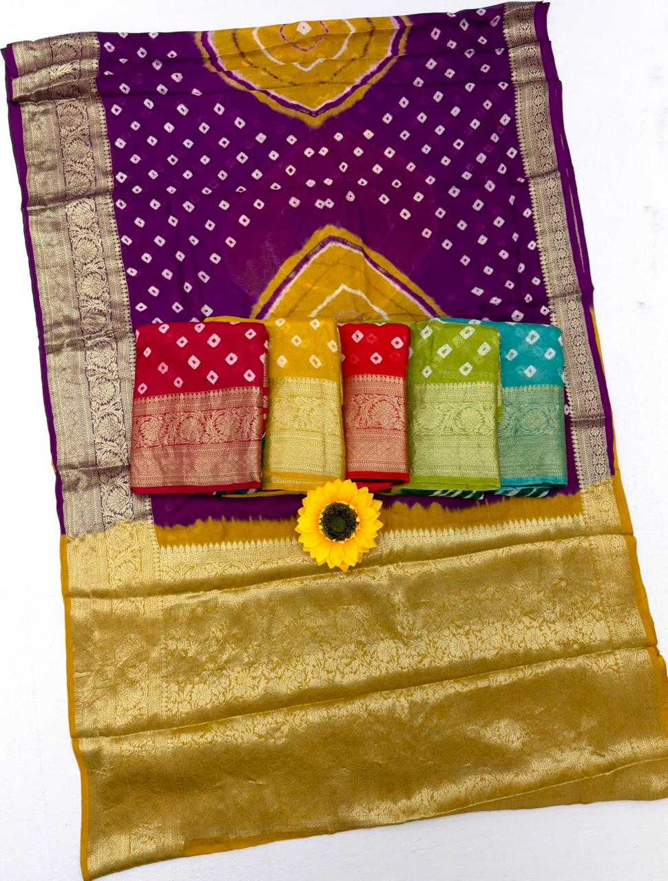 Silk Cotton Designer Saree