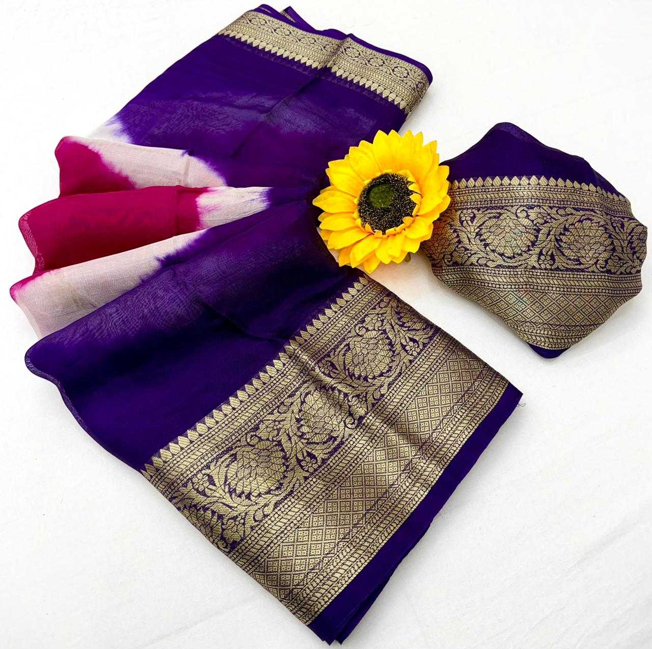 Silk Cotton Designer Saree