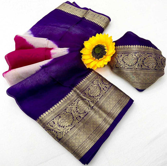 Silk Cotton Designer Saree