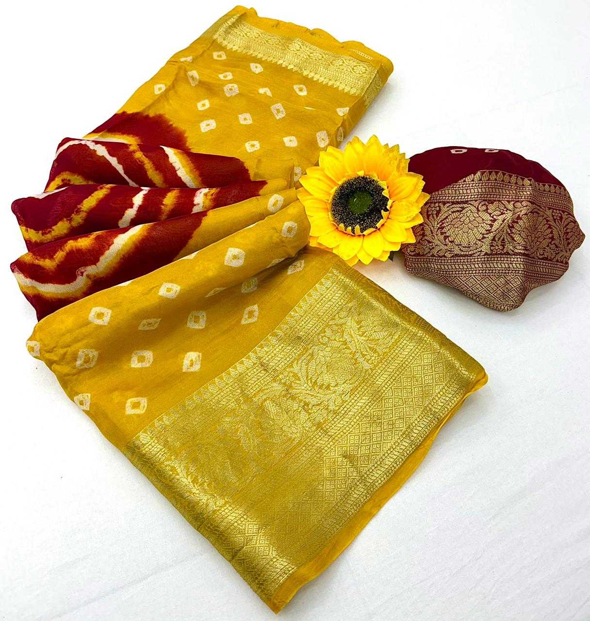 Silk Cotton Designer Saree